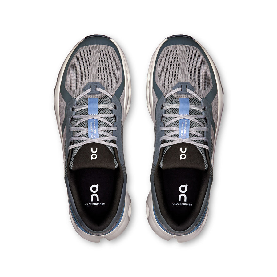 On Cloudrunner 2 Men in Alloy | Chambray