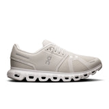 On Cloud 6 Women in Pearl White | White