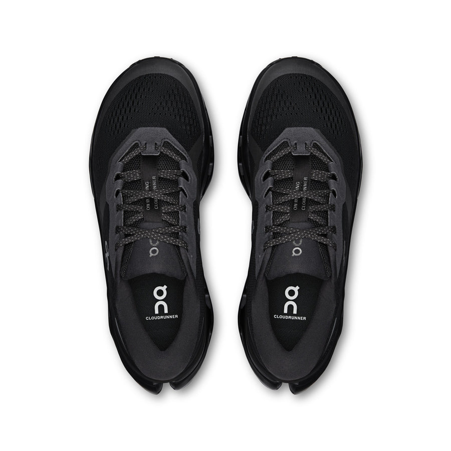 On Cloudrunner 3 Women in Black | Black