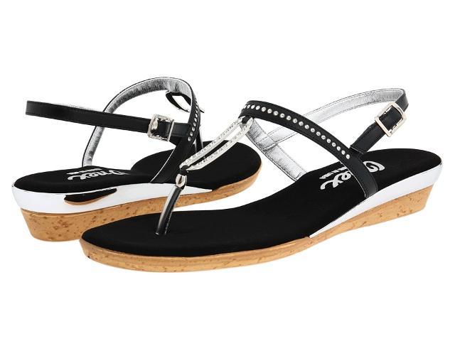 onex black sandals